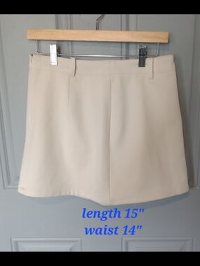 Commense Cream Mini Skort